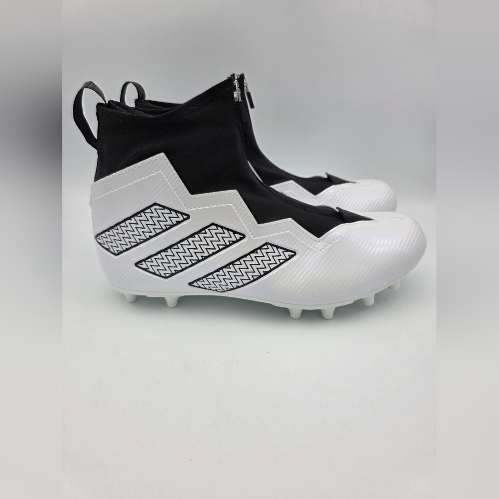 Adidas Nasty Fly 2E 'White Black' Footbalk Cleats Mens Size 12 2E